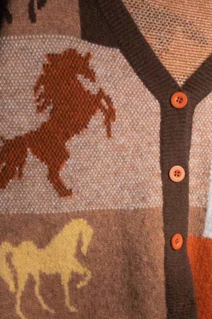 {Wild Horses} Western Cardigan - Cowgirls & City Chics