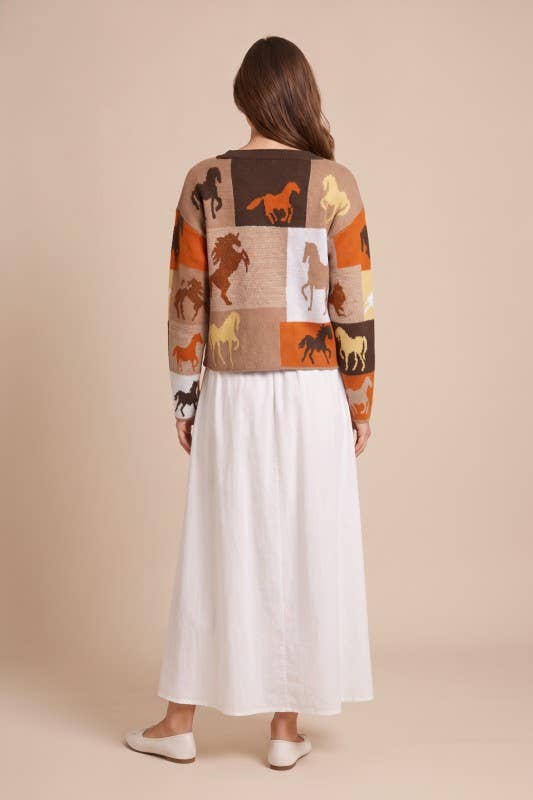 {Wild Horses} Western Cardigan - Cowgirls & City Chics