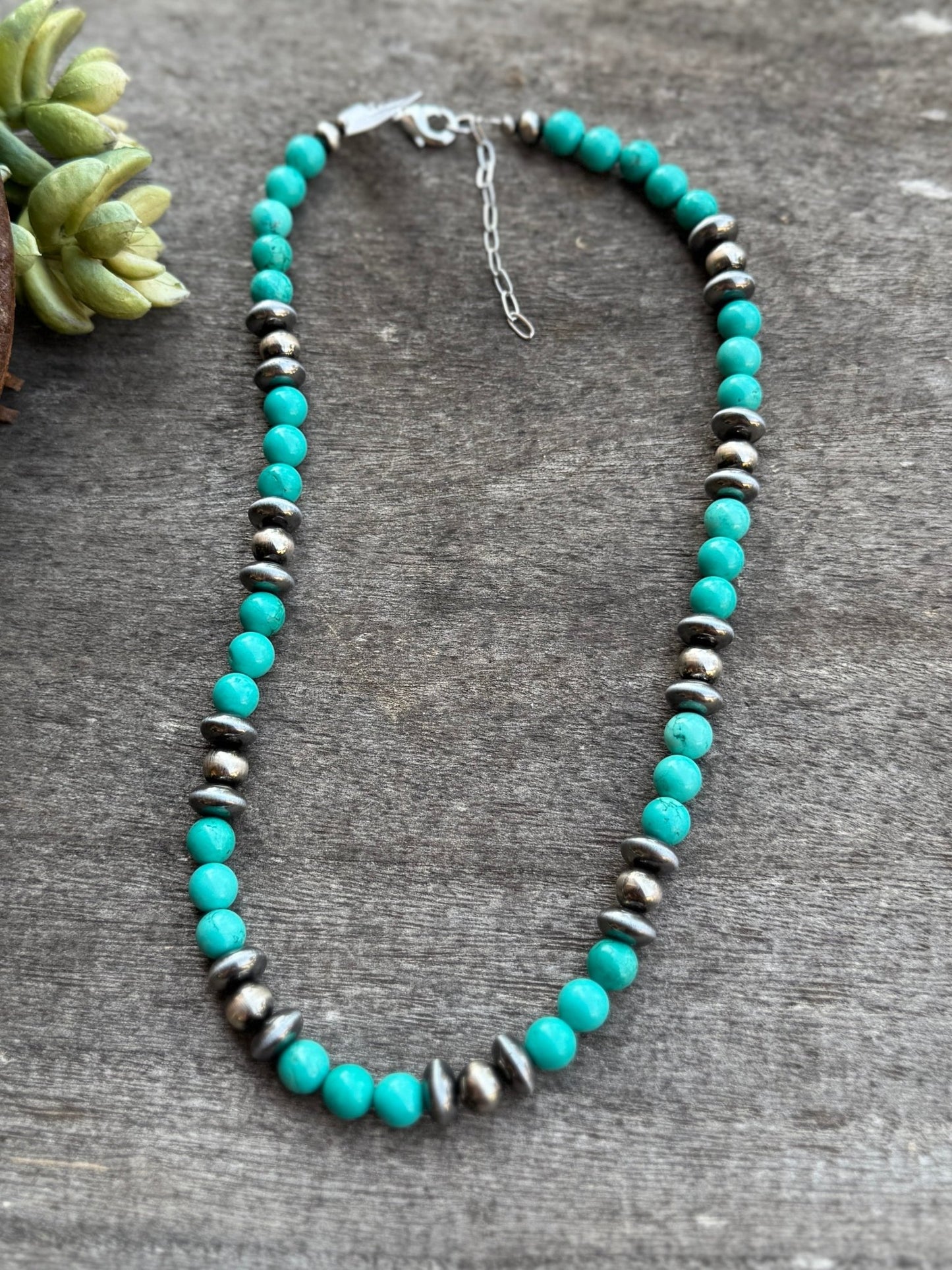 {Wild Range} Turquoise & Pearl Necklace - Cowgirls & City Chics