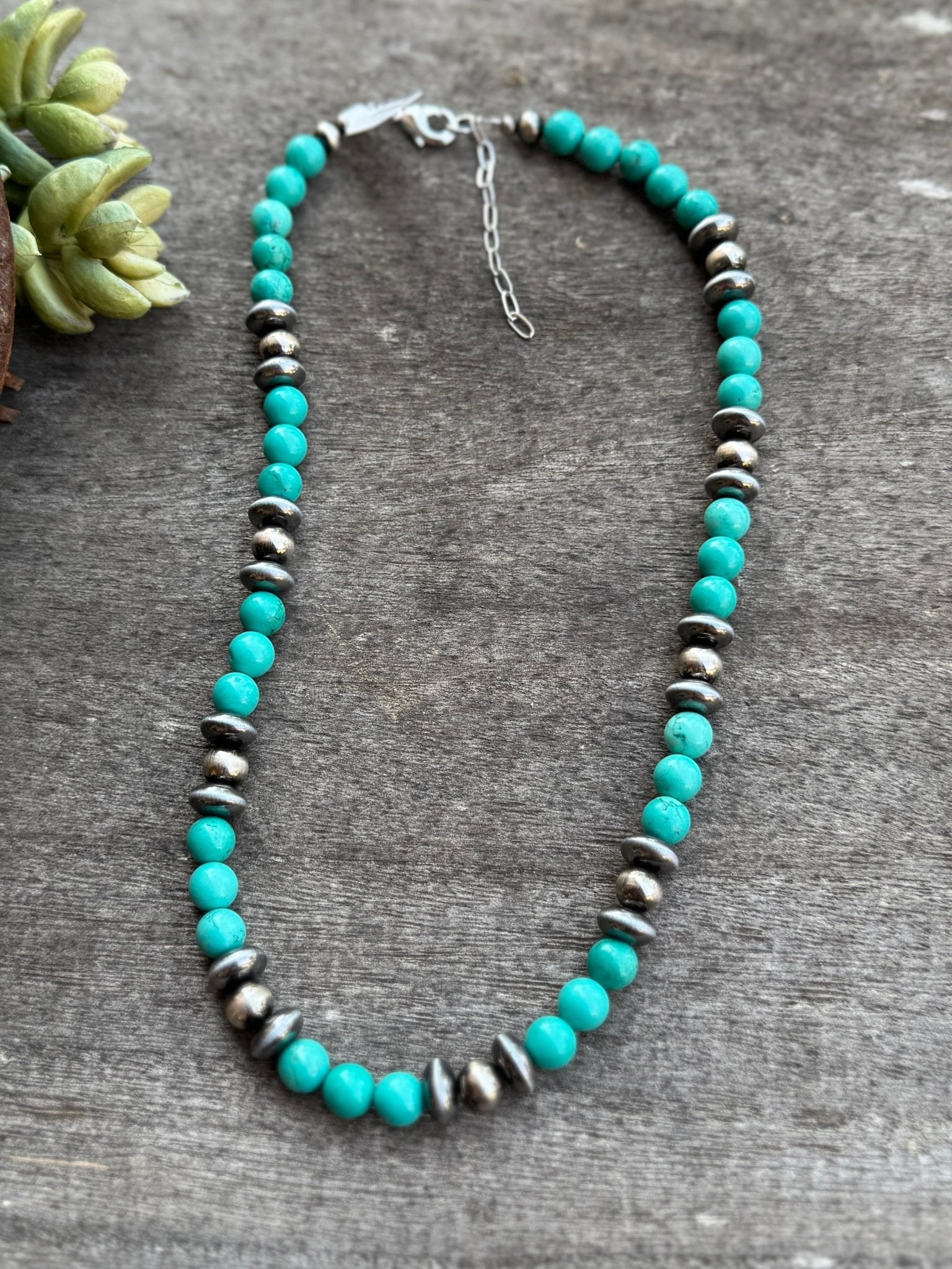 {Wild Range} Turquoise & Pearl Necklace - Cowgirls & City Chics