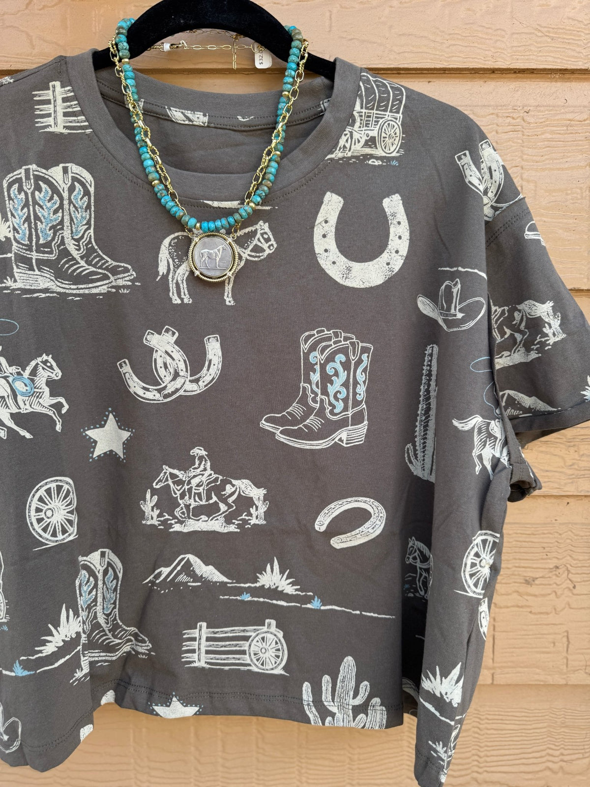 {Wild West} Olive Tee - Cowgirls & City Chics