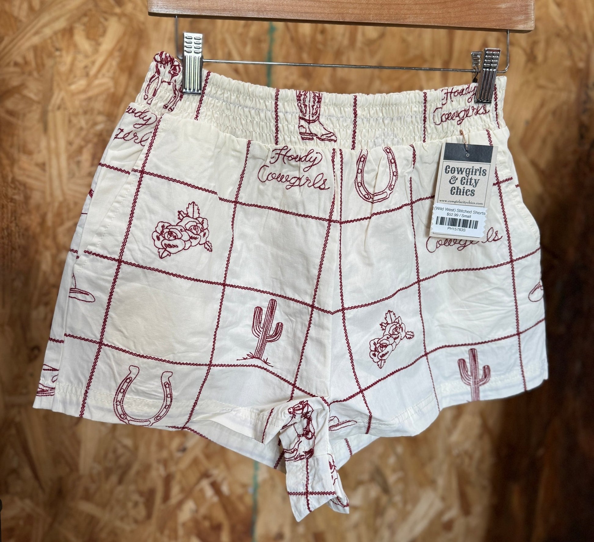 {Wild West} Stitched Shorts - Cowgirls & City Chics