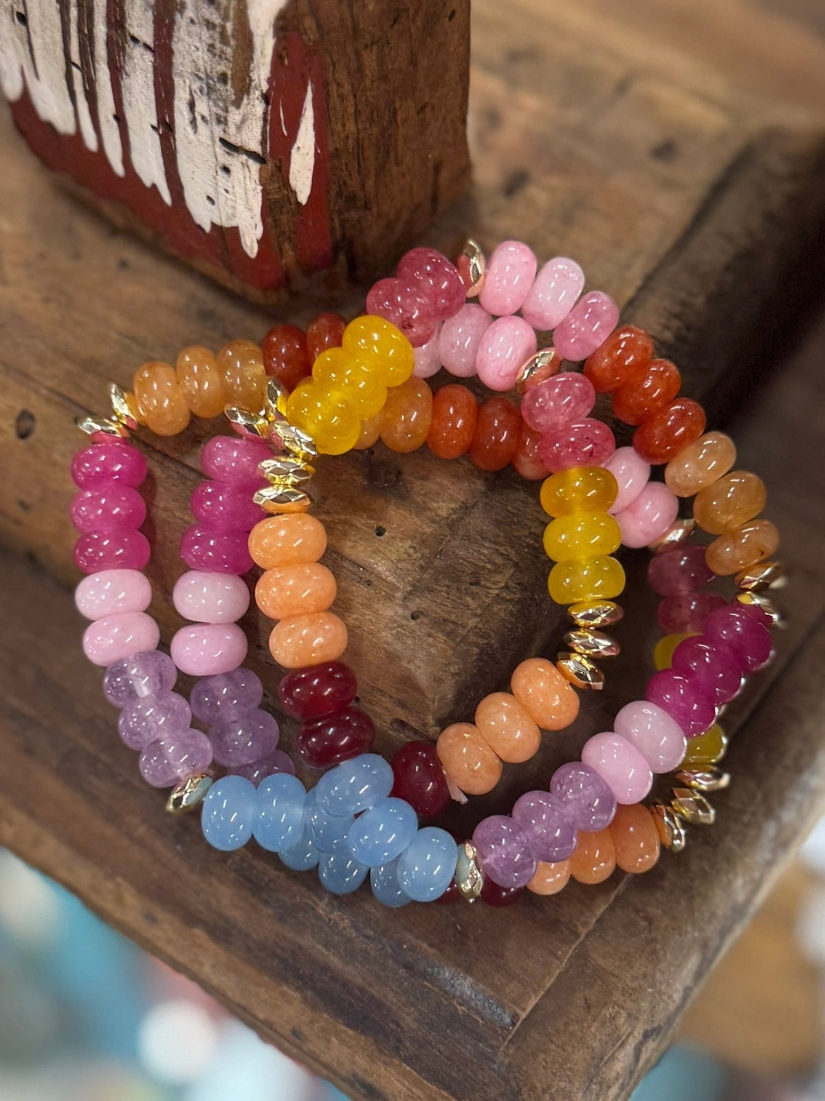 {Wildflower} Multi Gemstone Bracelet - Cowgirls & City Chics