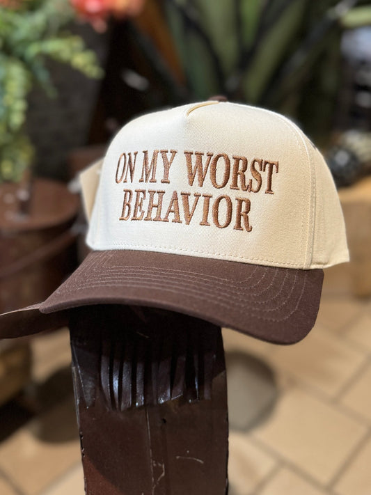 Worst Behavior Cap - Cowgirls & City Chics