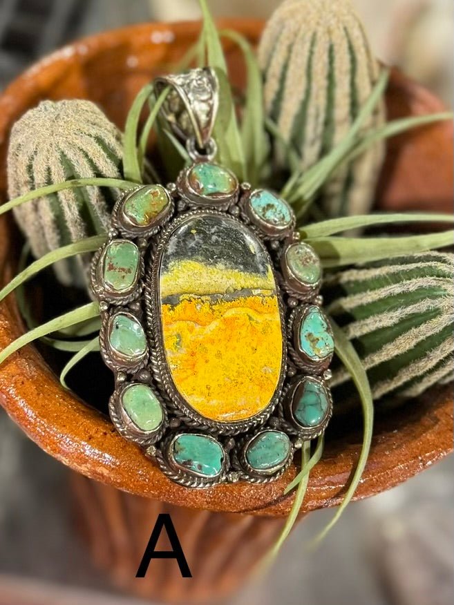 XL Bumblebee & Kingman Pendent - Cowgirls & City Chics