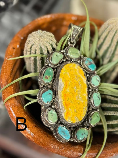 XL Bumblebee & Kingman Pendent - Cowgirls & City Chics