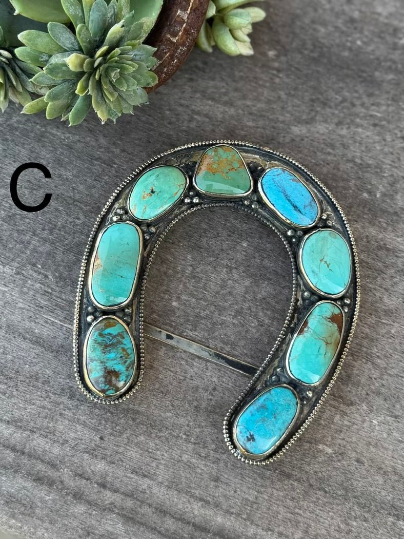 XL Kingman Horseshoe Buckle - Cowgirls & City Chics
