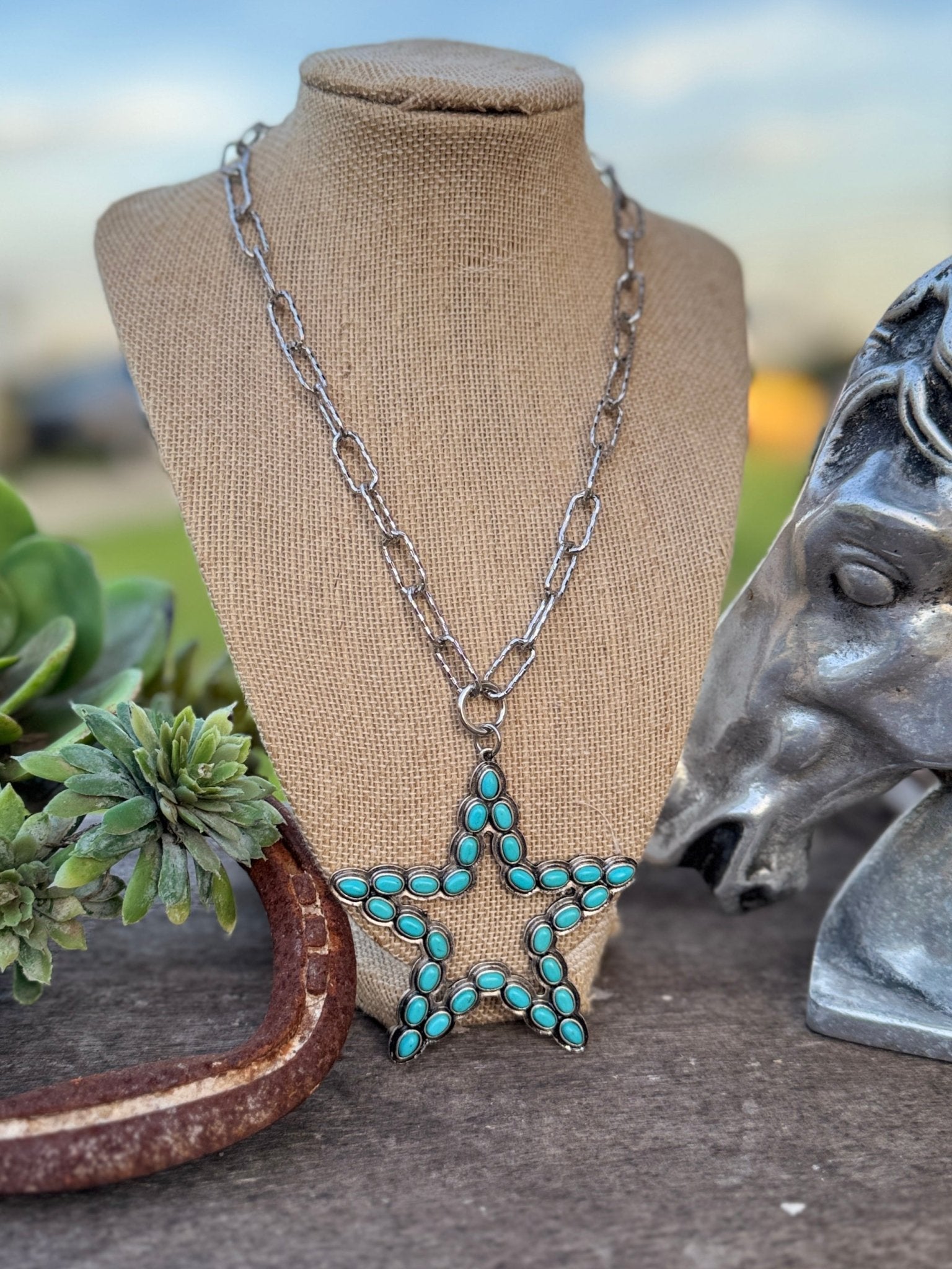 XL TQ Star Necklace - Cowgirls & City Chics