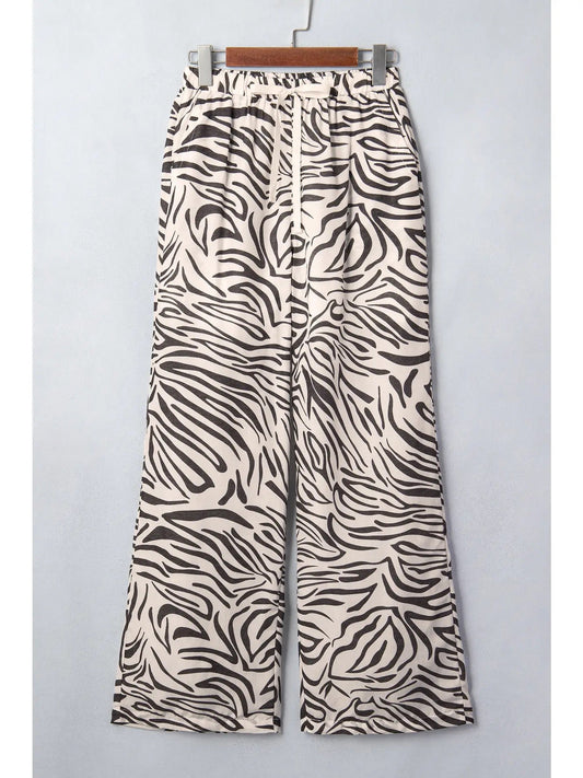 Zebra Elastic Wasit Pants - Cowgirls & City Chics